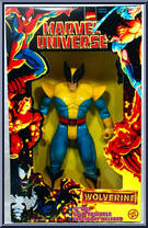 Wolverine (Blue and Yellow) from Marvel Universe - 10" Scale - Series  4 manufactured by Toy Biz [Front]