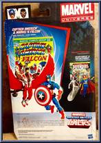 Captain America / Falcon from Marvel Universe - Fury Files - Comic Packs - Greatest Battles manufactured by Hasbro [Back]