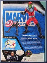 Captain America / Skrull Giant Man from Marvel Universe - Fury Files - Gigantic Battles manufactured by Hasbro [Back]