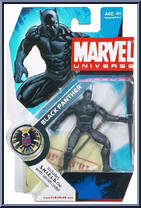 Black Panther from Marvel Universe - Series 1 - The Fury Files - Wave  1 manufactured by Hasbro [Front]