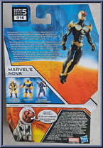 Nova from Marvel Universe - Series 5 - Wave 23 manufactured by Hasbro [Back]