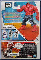 Red Hulk from Marvel Universe - Series 5 - Wave 23 manufactured by Hasbro [Back]