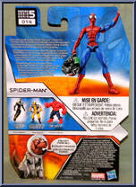 Spider-Man from Marvel Universe - Series 5 - Wave 23 manufactured by Hasbro [Back]