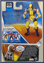 Wolverine (Astonishing) from Marvel Universe - Series 5 - Wave 23 manufactured by Hasbro [Back]