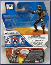 Wolverine (X-Force) from Marvel Universe - Series 5 - Wave 23 manufactured by Hasbro [Back]