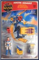 Arctic Assault with Calhoun Burns from M.A.S.K. - Adventure Packs manufactured by Kenner [Front]