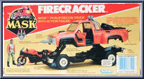 Firecracker from M.A.S.K. - Series 1 manufactured by Kenner [Back]