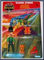 Glider Strike with Jacques LaFleur from M.A.S.K. - Adventure Packs manufactured by Kenner [Front]