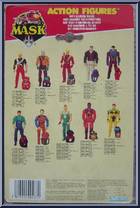 Miles Mayhem / Nash Gorey from M.A.S.K. - Euro Exclusives manufactured by Kenner [Back]