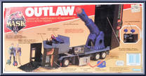 Outlaw from M.A.S.K. - Series 2 manufactured by Kenner [Back]