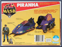 Piranha from M.A.S.K. - Series 1 manufactured by Kenner [Back]