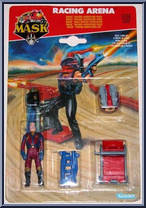 Racing Arena with Bruno Sheppard from M.A.S.K. - Adventure Packs manufactured by Kenner [Front]
