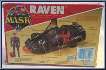 Raven from M.A.S.K. - Series 2 manufactured by Kenner [Back]