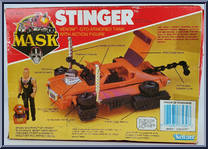 Stinger from M.A.S.K. - Series 2 manufactured by Kenner [Back]