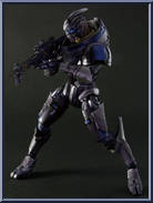 Garrus Vakarian from Mass Effect 3 - Basic Series manufactured by Play Arts Kai [Loose]