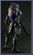 Garrus Vakarian from Mass Effect 3 - Basic Series manufactured by Play Arts Kai [Loose]