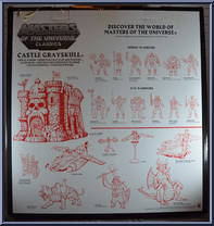 Castle Grayskull from Masters of the Universe - Classics - Accessories manufactured by Mattel [Back]