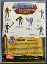 Karatti (Space Mutants) from Masters of the Universe - Classics - Basic Series manufactured by Mattel [Back]