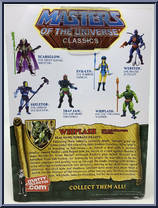 Whiplash from Masters of the Universe - Classics - Basic Series manufactured by Mattel [Back]