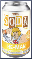 He-Man (Chase) from Masters of the Universe - Soda manufactured by Funko [Front]