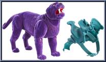 Panthor (Flocked) from Masters of the Universe - Origins - Accessories manufactured by Mattel [Loose]