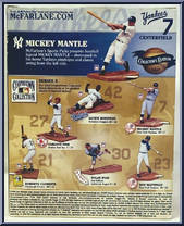 Babe Ruth from McFarlane's Sports Picks - Cooperstown - Collector's Edition manufactured by McFarlane [Back]