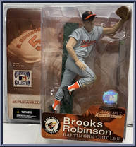 Brooks Robinson (Gray Uniform) from McFarlane's Sports Picks - Cooperstown - Series 1 manufactured by McFarlane [Front]