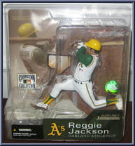Reggie Jackson (Athletics) from McFarlane's Sports Picks - Cooperstown - Series 1 manufactured by McFarlane [Front]