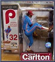 Steve Carlton (Blue Jersey) from McFarlane's Sports Picks - Cooperstown - Series 4 manufactured by McFarlane [Front]