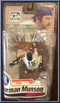 Thurman Munson (White Jersey) from McFarlane's Sports Picks - Cooperstown - Series 7 manufactured by McFarlane [Front]