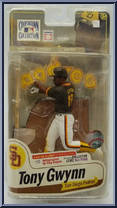 Tony Gwynn (Brown Jersey) from McFarlane's Sports Picks - Cooperstown - Series 7 manufactured by McFarlane [Front]