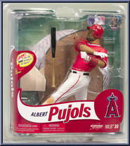 Albert Pujols (Red Jersey) from McFarlane's Sports Picks - MLB - Series 30 manufactured by McFarlane [Front]