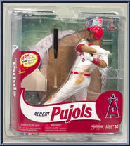 Albert Pujols (White Jersey) from McFarlane's Sports Picks - MLB - Series 30 manufactured by McFarlane [Front]