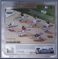 Andruw Jones (White Jersey) from McFarlane's Sports Picks - MLB - Series 15 manufactured by McFarlane [Back]