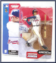 Chipper Jones (White Jersey) from McFarlane's Sports Picks - MLB - Series  3 manufactured by McFarlane [Front]