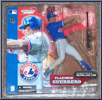 Vladimir Guerrero (Blue Jersey) from McFarlane's Sports Picks - MLB - Series  3 manufactured by McFarlane [Front]