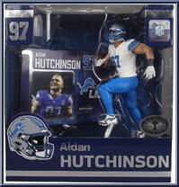 Aidan Hutchinson (Detroit Lions) (Platinum Editiion) from McFarlane's Sports Picks - NFL - Legacy Series manufactured by McFarlane [Front]
