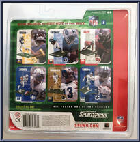 Eddie George (Blue Jersey) from McFarlane's Sports Picks - NFL - Series  1 manufactured by McFarlane [Back]