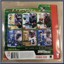 Edgerrin James (White Jersey) from McFarlane's Sports Picks - NFL - Series  1 manufactured by McFarlane [Back]