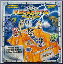Robattle Arena (with Metabee / Cyandog) from Medabots - Playsets manufactured by Hasbro [Front]