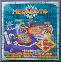 Robattle Arena (with Phoenix / Samurai) from Medabots - Playsets manufactured by Hasbro [Front]