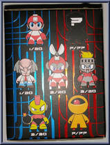 Mega Man (Red) from MegaMan (KidRobot) - Minis manufactured by Kidrobot [Back]
