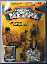 Infantryman from Men of Medal - Army Forces manufactured by Mattel [Front]