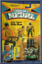 Rifle Man from Men of Medal - Army Forces manufactured by Mattel [Front]