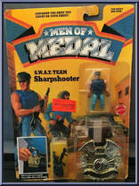 Sharpshooter from Men of Medal - S.W.A.T. Team manufactured by Mattel [Front]