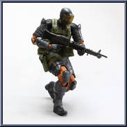 Snake (Battle Dress) from Metal Gear Solid - Basic Series manufactured by Play Arts Kai [Loose]