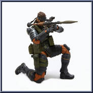Snake (Battle Dress) from Metal Gear Solid - Basic Series manufactured by Play Arts Kai [Loose]
