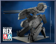 Rex from Metal Gear Solid - Basic Series manufactured by threeA [Loose]