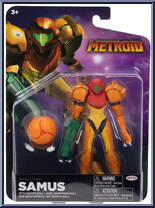 Samus (with Morphball) (Metroid Prime 2) from Metroid - Basic Series manufactured by Jakks Pacific [Front]