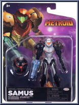 Samus (with Morphball) (Phazon Suit) from Metroid - Basic Series manufactured by Jakks Pacific [Front]